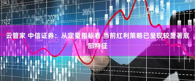 云管家 中信证券：从定量指标看 当前红利策略已呈现较显著底部特征